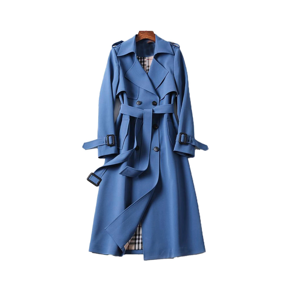 Rosie | Women's Long Double-Breasted Coat - Image 5
