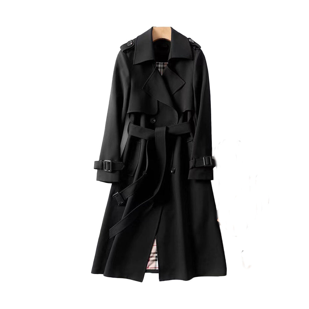 Rosie | Women's Long Double-Breasted Coat - Image 3