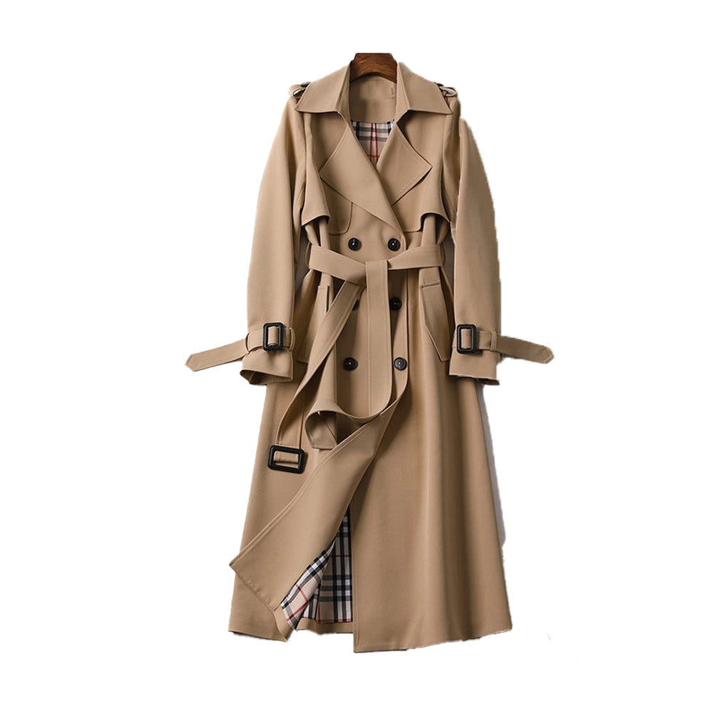 Rosie | Women's Long Double-Breasted Coat - Image 1