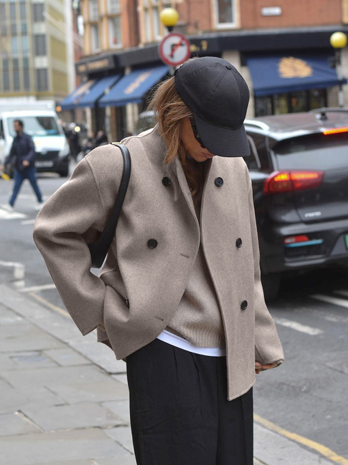 Charlene | Women's Double Breasted Pea Coat - Image 2