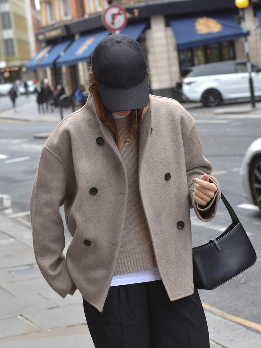 Charlene | Women's Double Breasted Pea Coat - Image 3