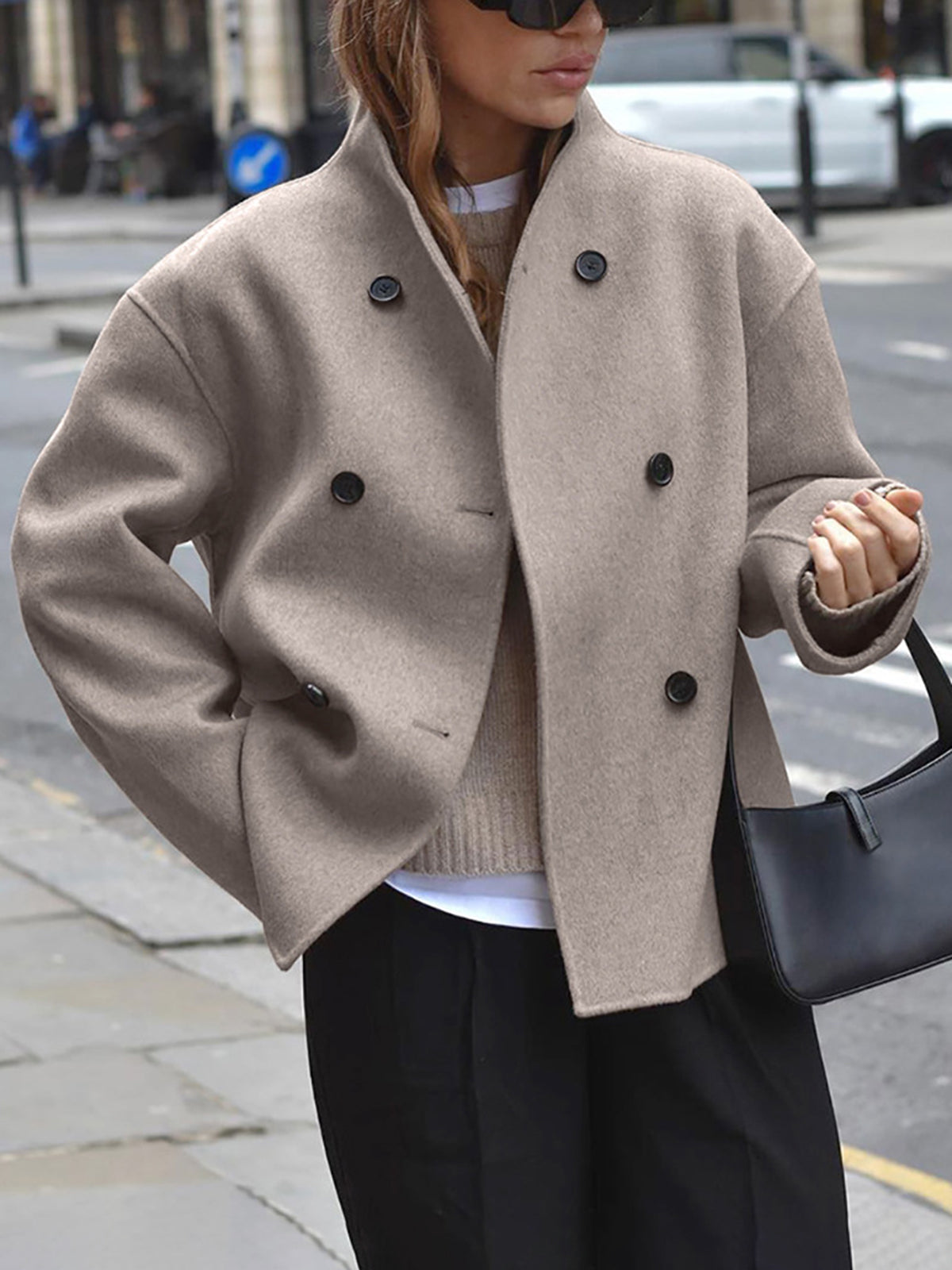 Charlene | Women's Double Breasted Pea Coat - Image 1