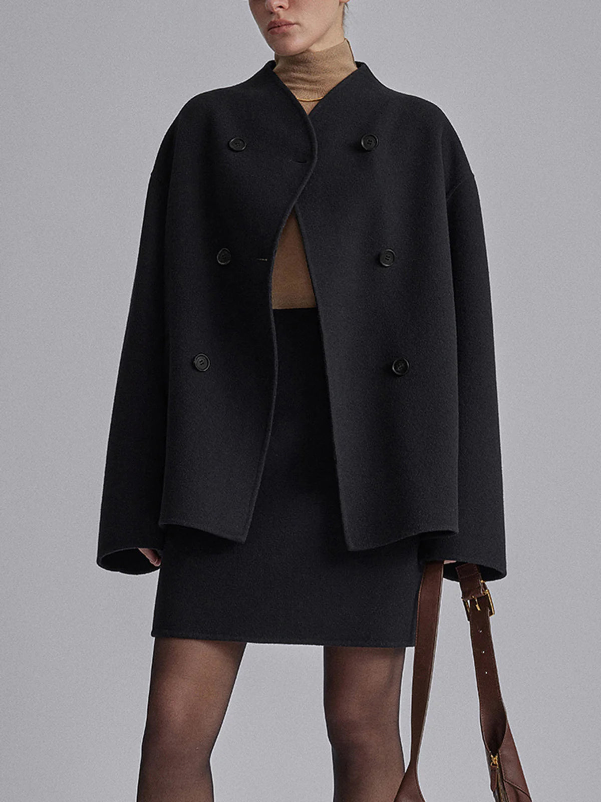 Charlene | Women's Double Breasted Pea Coat - Image 8