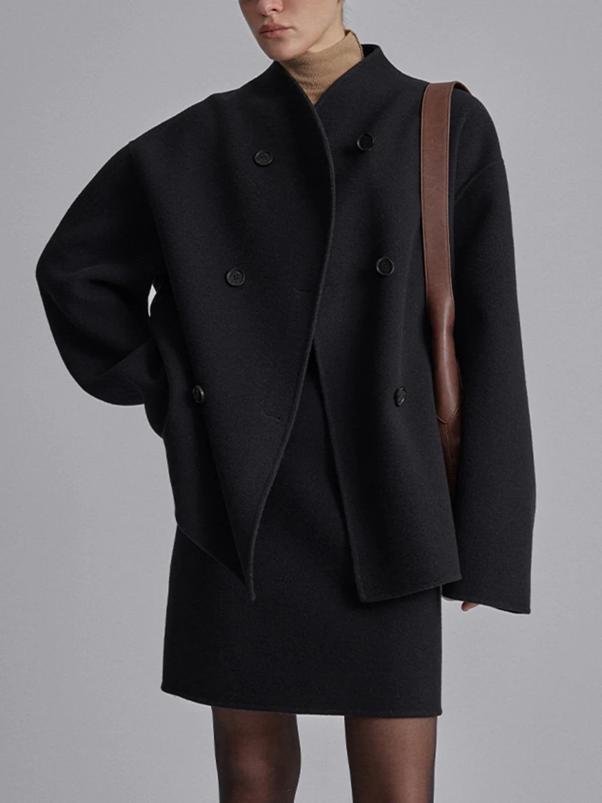 Charlene | Women's Double Breasted Pea Coat - Image 9