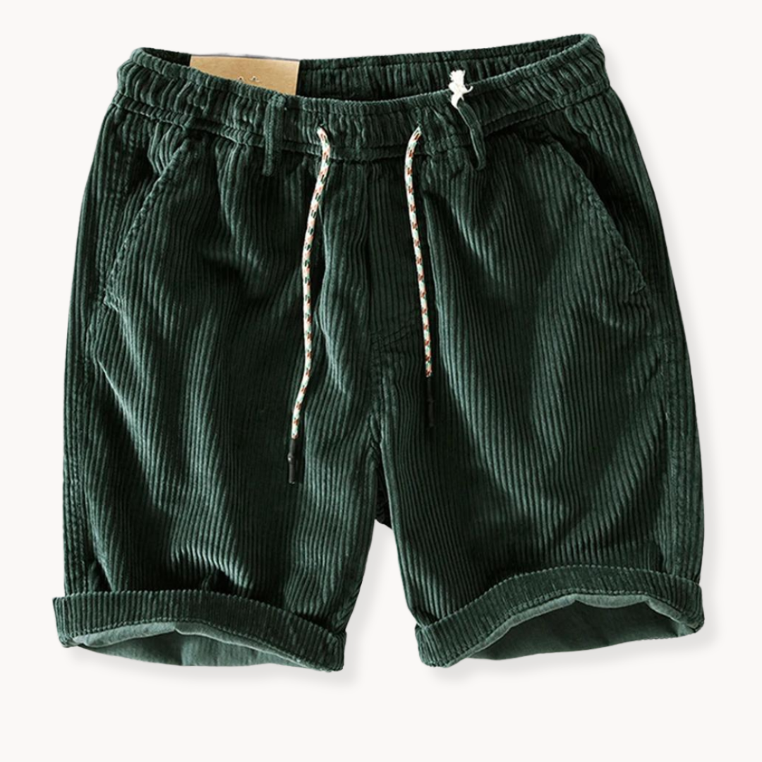 Keith | Casual Adjustable Cord Shorts - Image 2