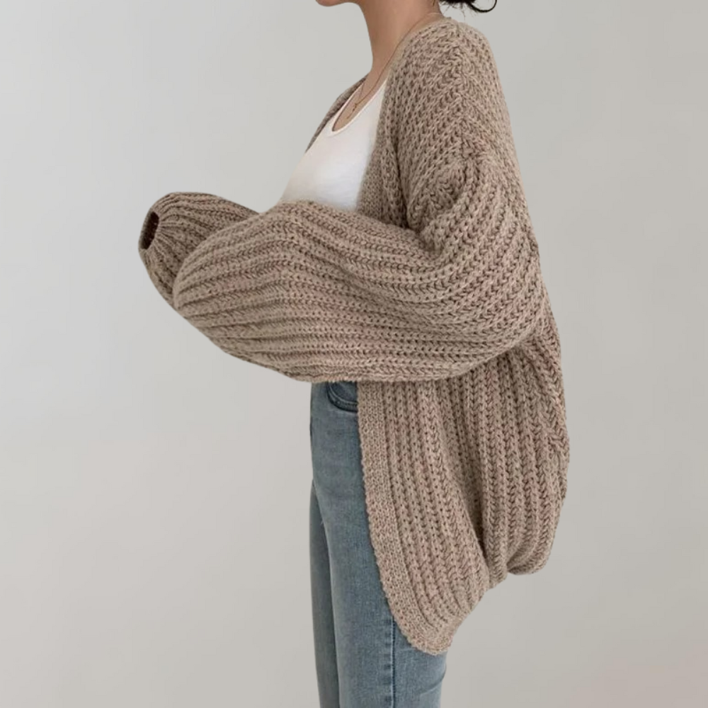 Rose | Women's Oversized Knit Cardigan - Image 4