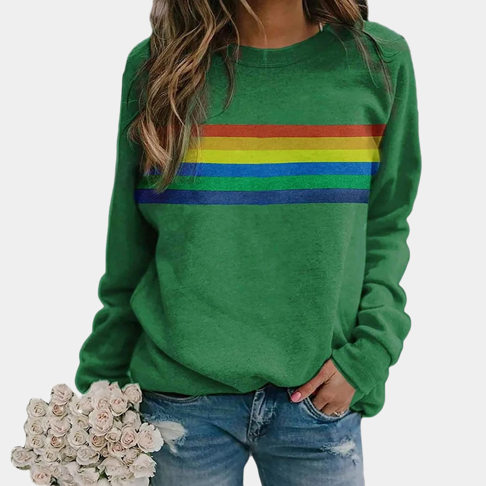 Tabitha | Women's Long Sleeve Crewneck Sweatshirt - Image 2