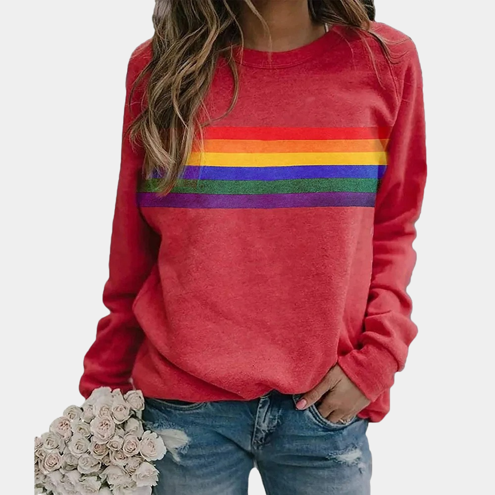 Tabitha | Women's Long Sleeve Crewneck Sweatshirt - Image 4