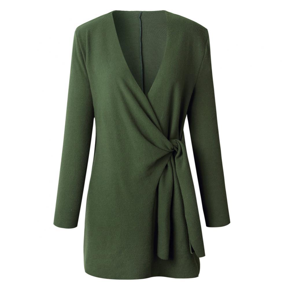 Diana | Women's Wrap Tie Waist Sweater - Image 7