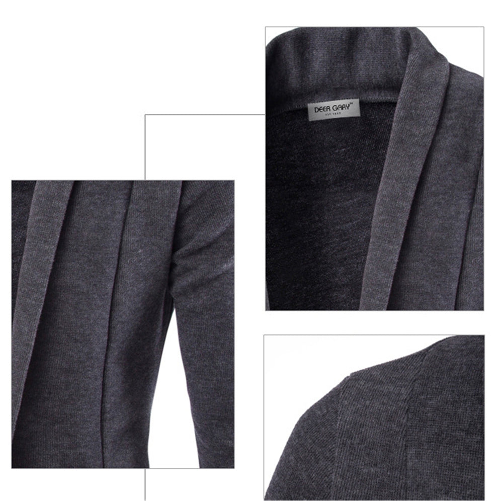 Miles | Men's Open Front Cardigan - Image 6