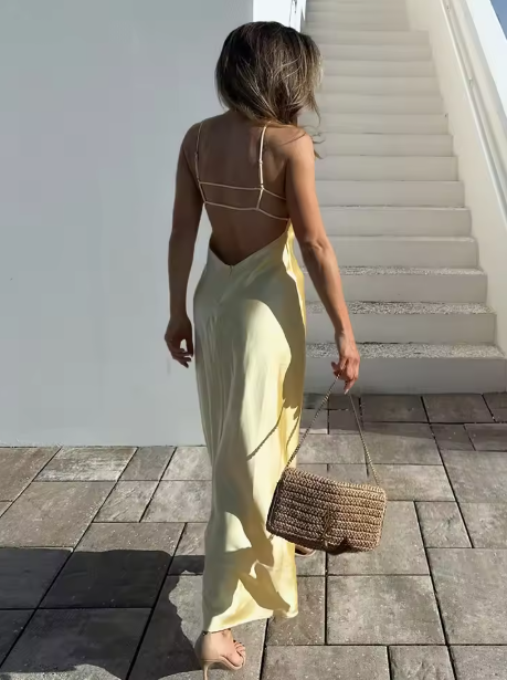 Anna | Elegant Spaghetti Strap Dress for Women - Image 3
