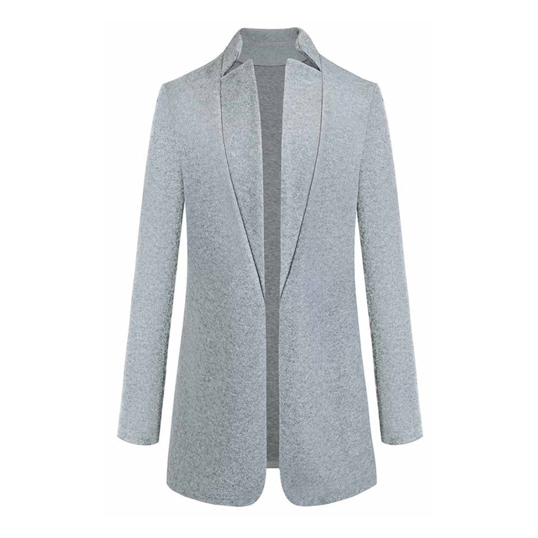 Maureen | Women's Long Stand Collar Dress Coat - Image 7