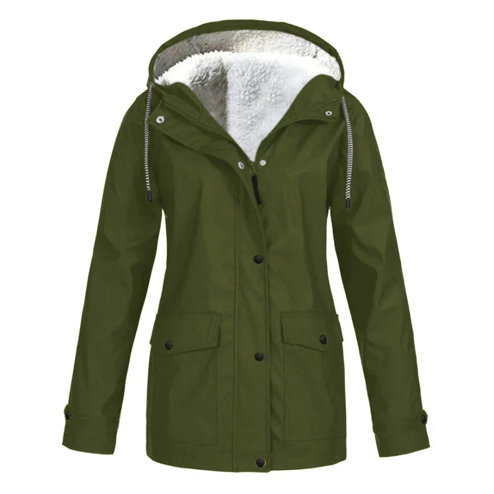 Stacy | Women's A-Line Long Sleeve Pullover Hoodie - Image 9