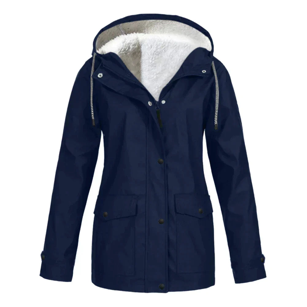 Stacy | Women's A-Line Long Sleeve Pullover Hoodie - Image 5