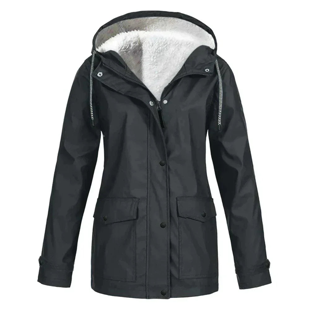 Stacy | Women's A-Line Long Sleeve Pullover Hoodie - Image 4