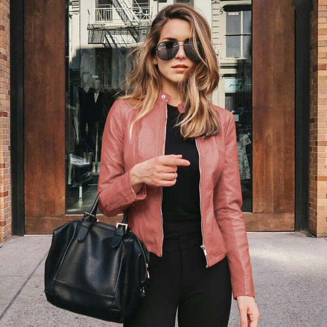 Marcia | Women's Slim Fit Bomber Jacket - Image 6