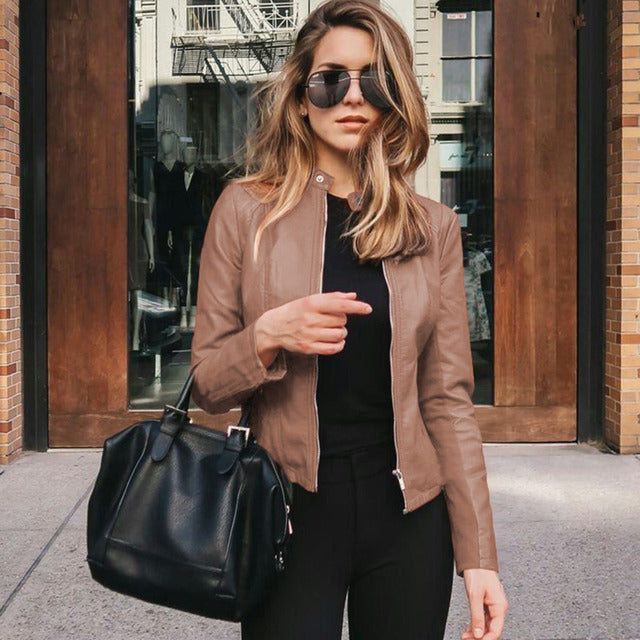 Marcia | Women's Slim Fit Bomber Jacket - Image 5