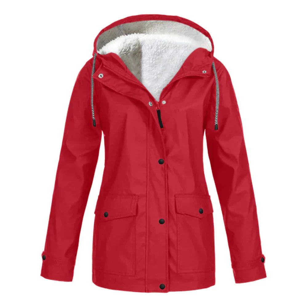 Stacy | Women's A-Line Long Sleeve Pullover Hoodie - Image 8