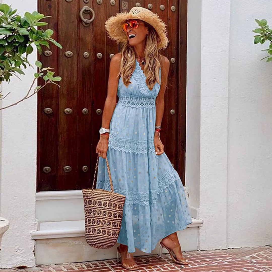 Denise | Elegant Summer Maxi Dress for Women - Image 2