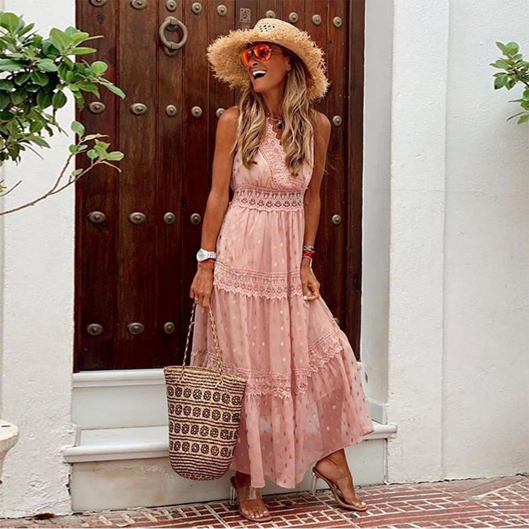 Denise | Elegant Summer Maxi Dress for Women - Image 3