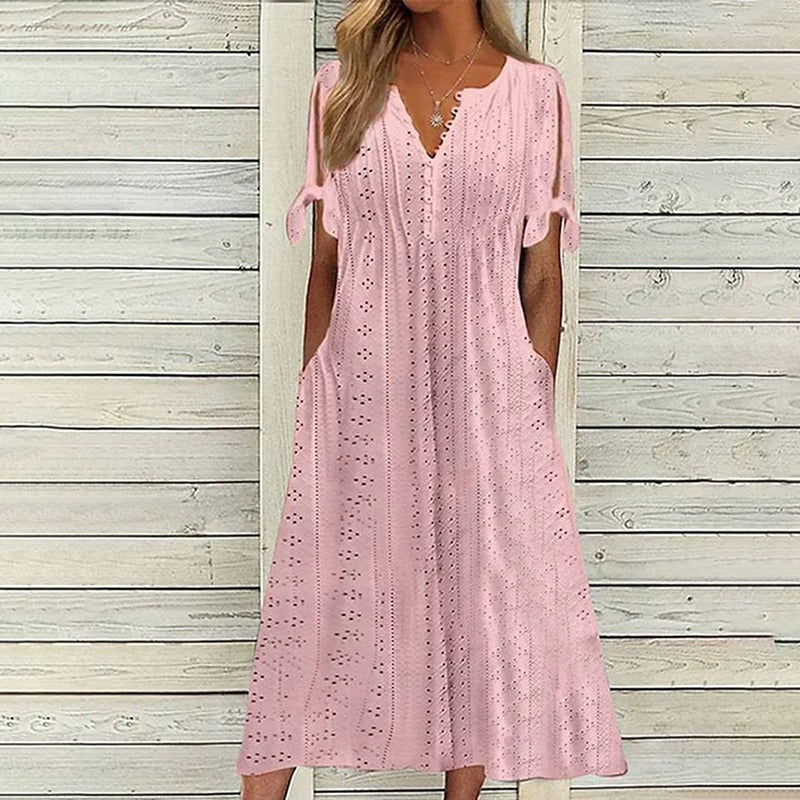 Lena | Elegant Sweet Breeze Summer Dress - Image 6
