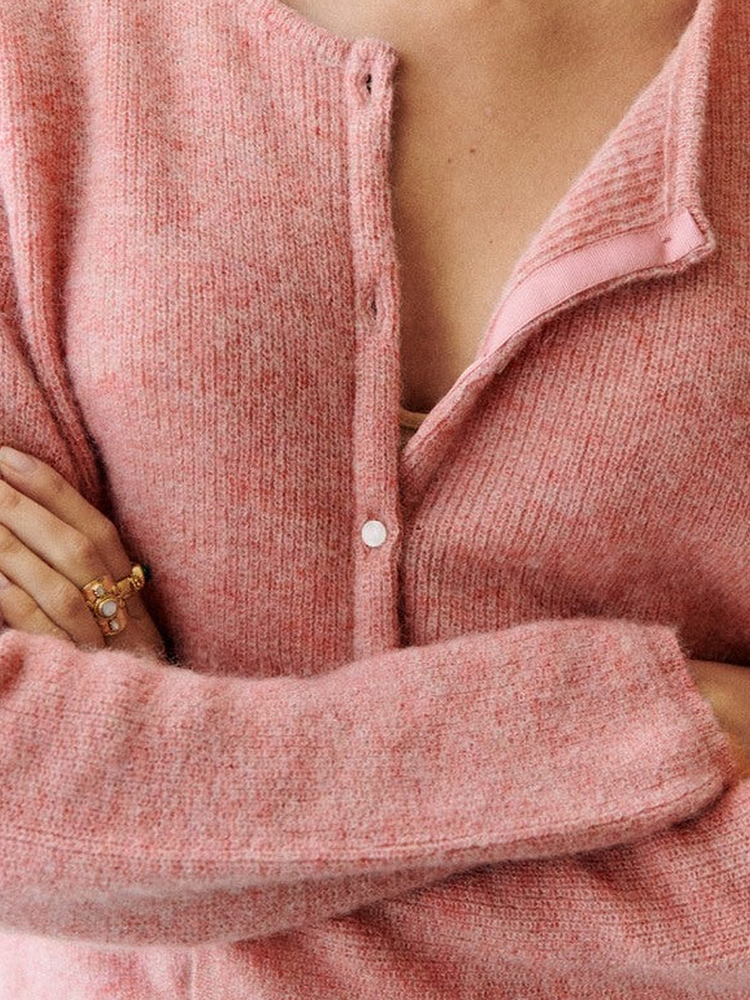 Julie | Women's Button-Front Knit Cardigan - Image 7