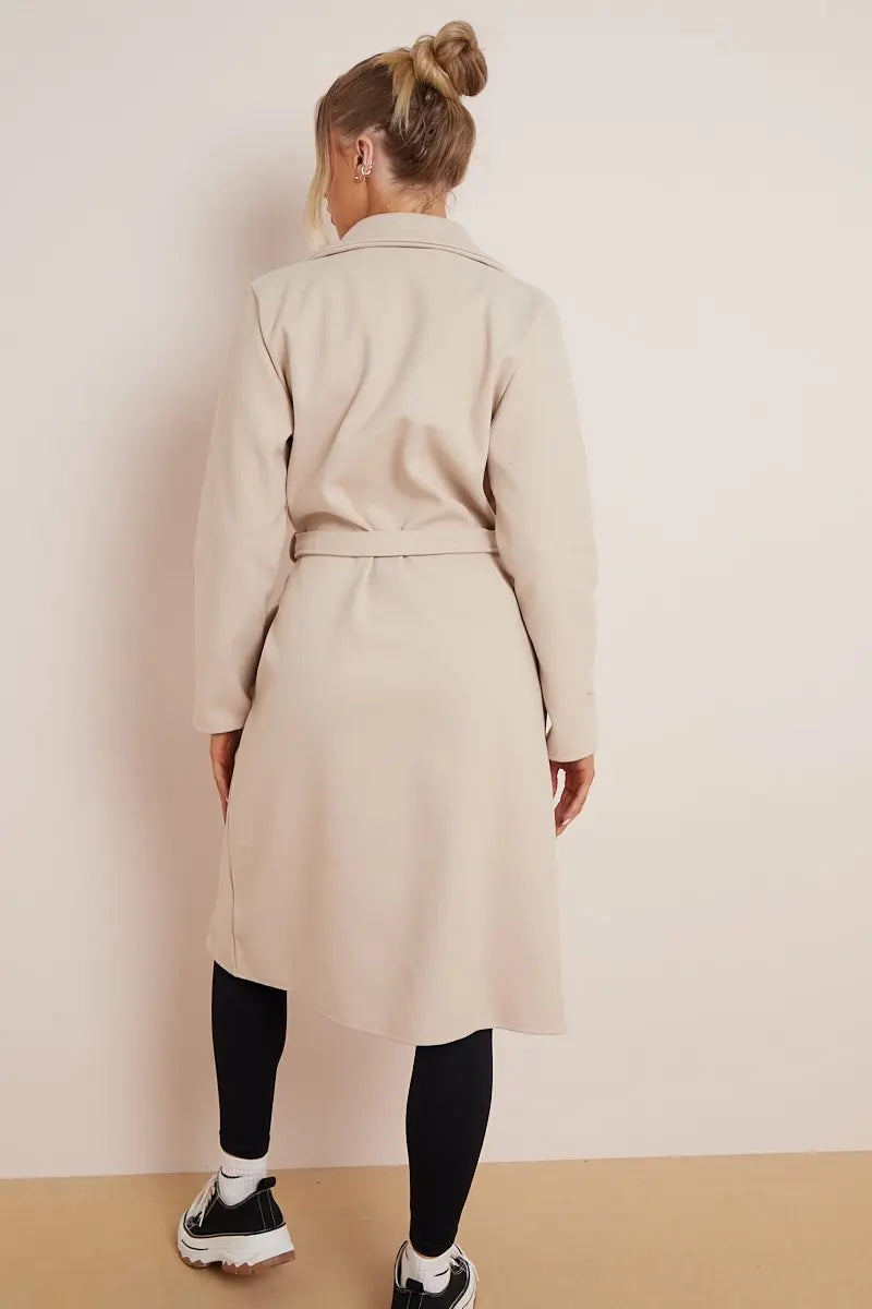 Stella | Women's Double Breasted Belted Coat - Image 5