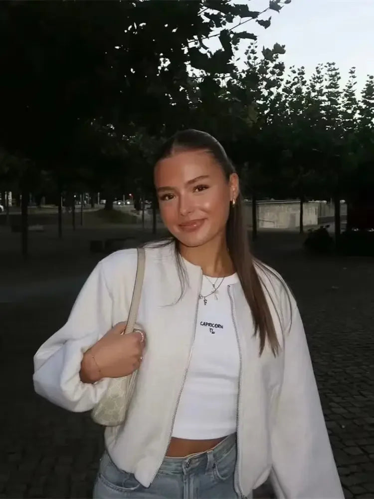 Kathy | Women's Cropped Casual Jacket - Image 1