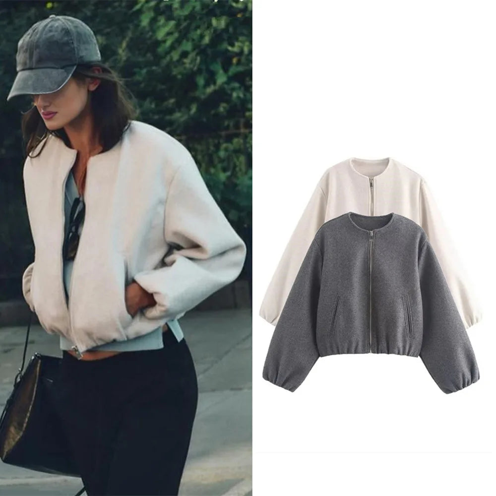Kathy | Women's Cropped Casual Jacket - Image 6