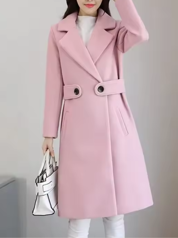 Felicia | Women's Belted Midi Coat - Image 11