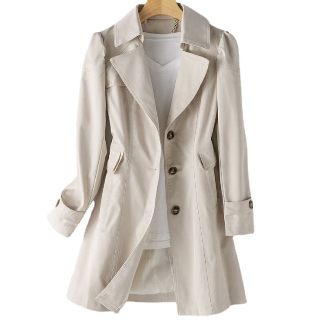 Leslie | Women's Fit-and-Flare Trench Coat - Image 2