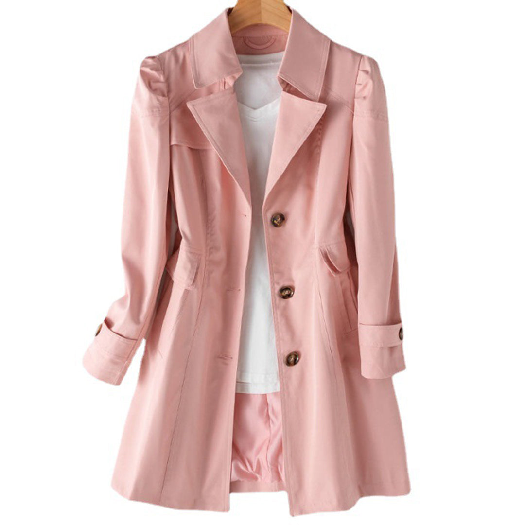 Leslie | Women's Fit-and-Flare Trench Coat - Image 4