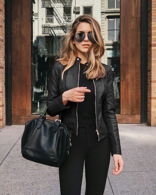 Marcia | Women's Slim Fit Bomber Jacket - Image 2
