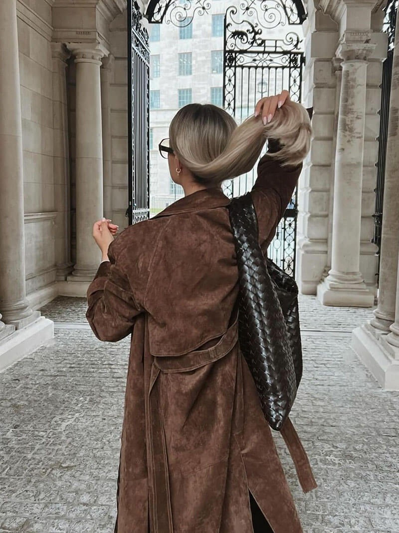 Gloria | Women's Oversized Trench Coat - Image 5
