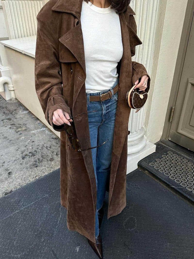 Gloria | Women's Oversized Trench Coat - Image 3