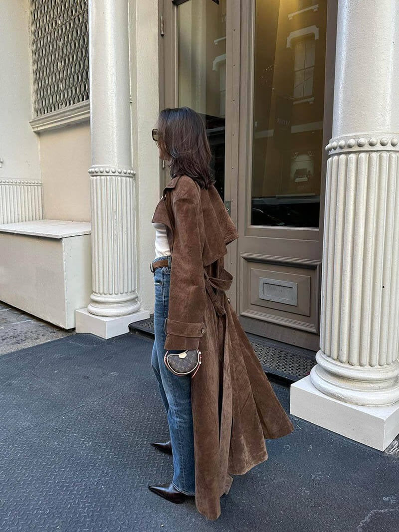 Gloria | Women's Oversized Trench Coat - Image 4
