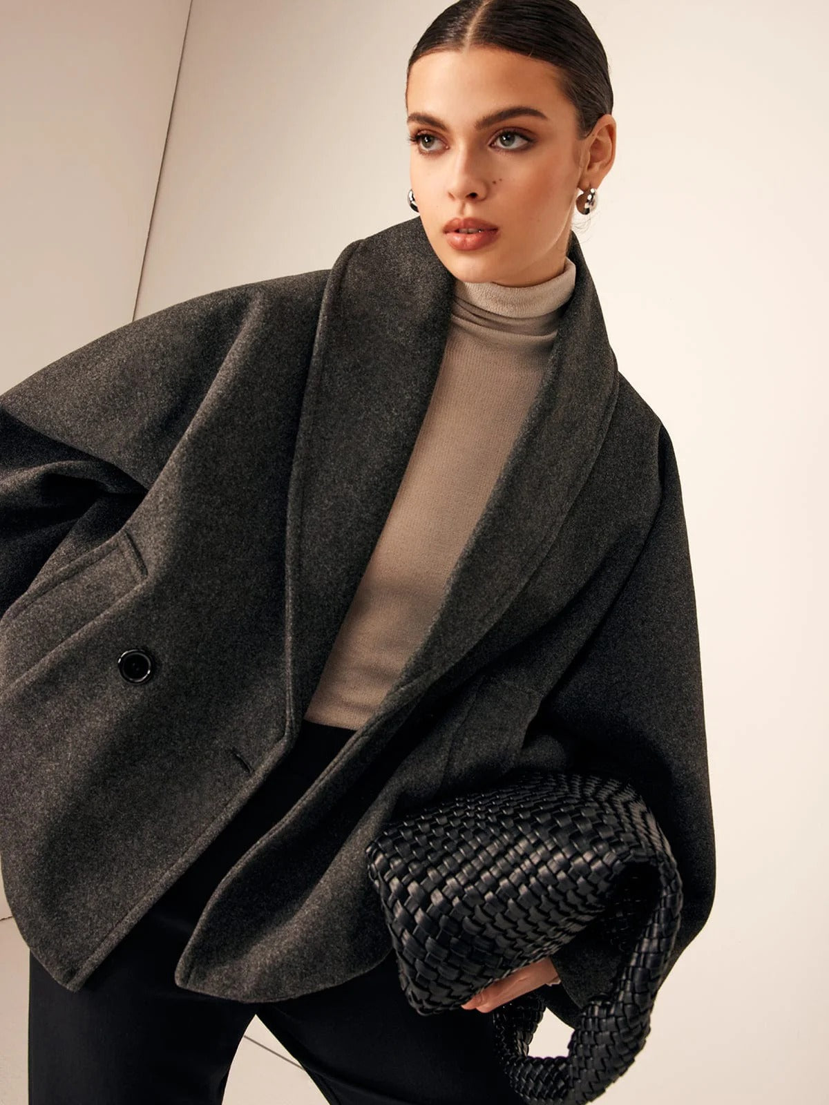 Joanna | Women's Oversized Coat - Image 5