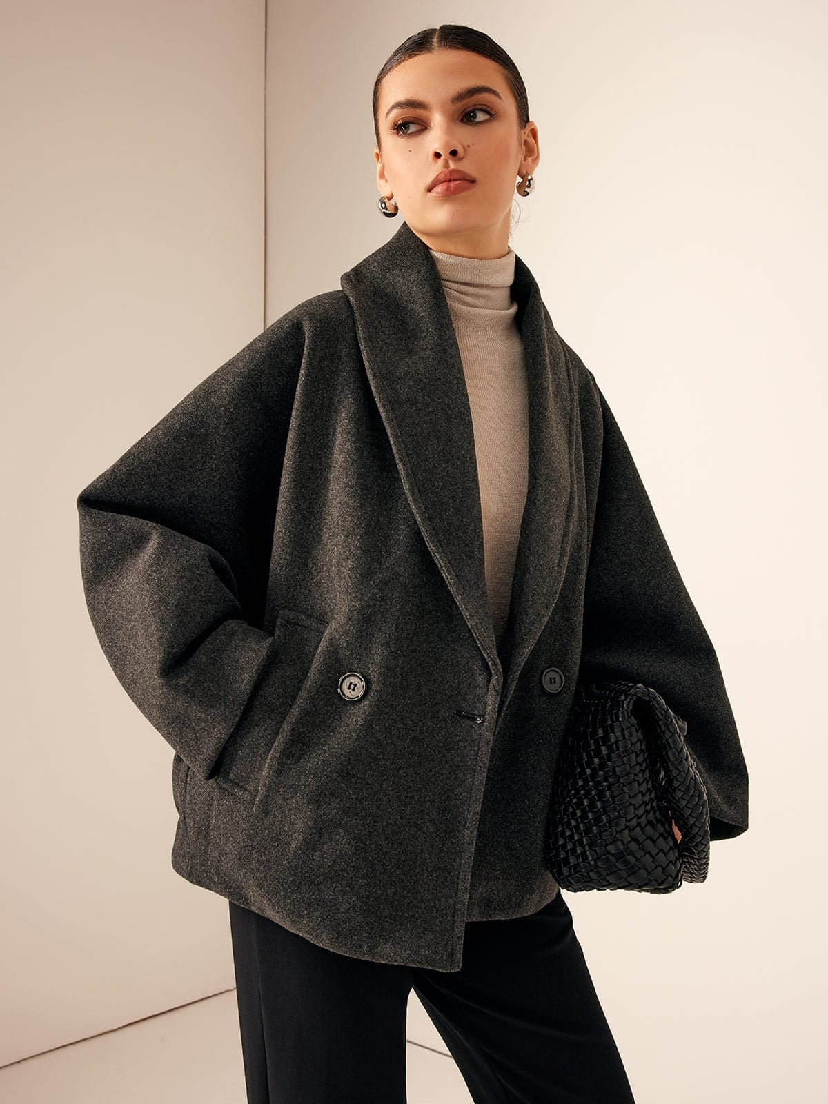 Joanna | Women's Oversized Coat - Image 4