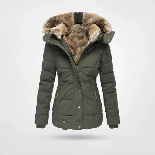 Whitney | Women's Hooded Puffer Jacket - Image 4