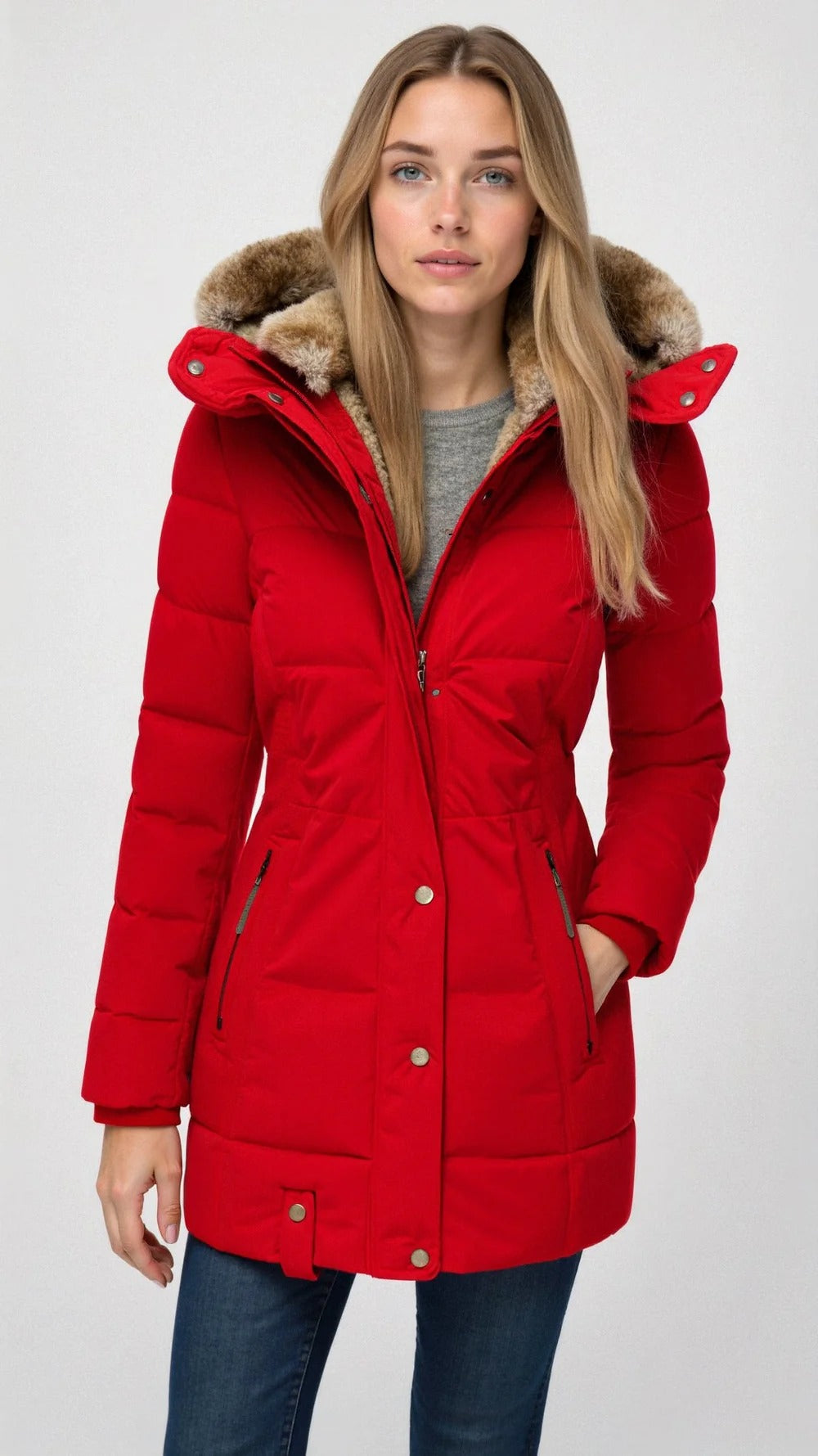Whitney | Women's Hooded Puffer Jacket - Image 7
