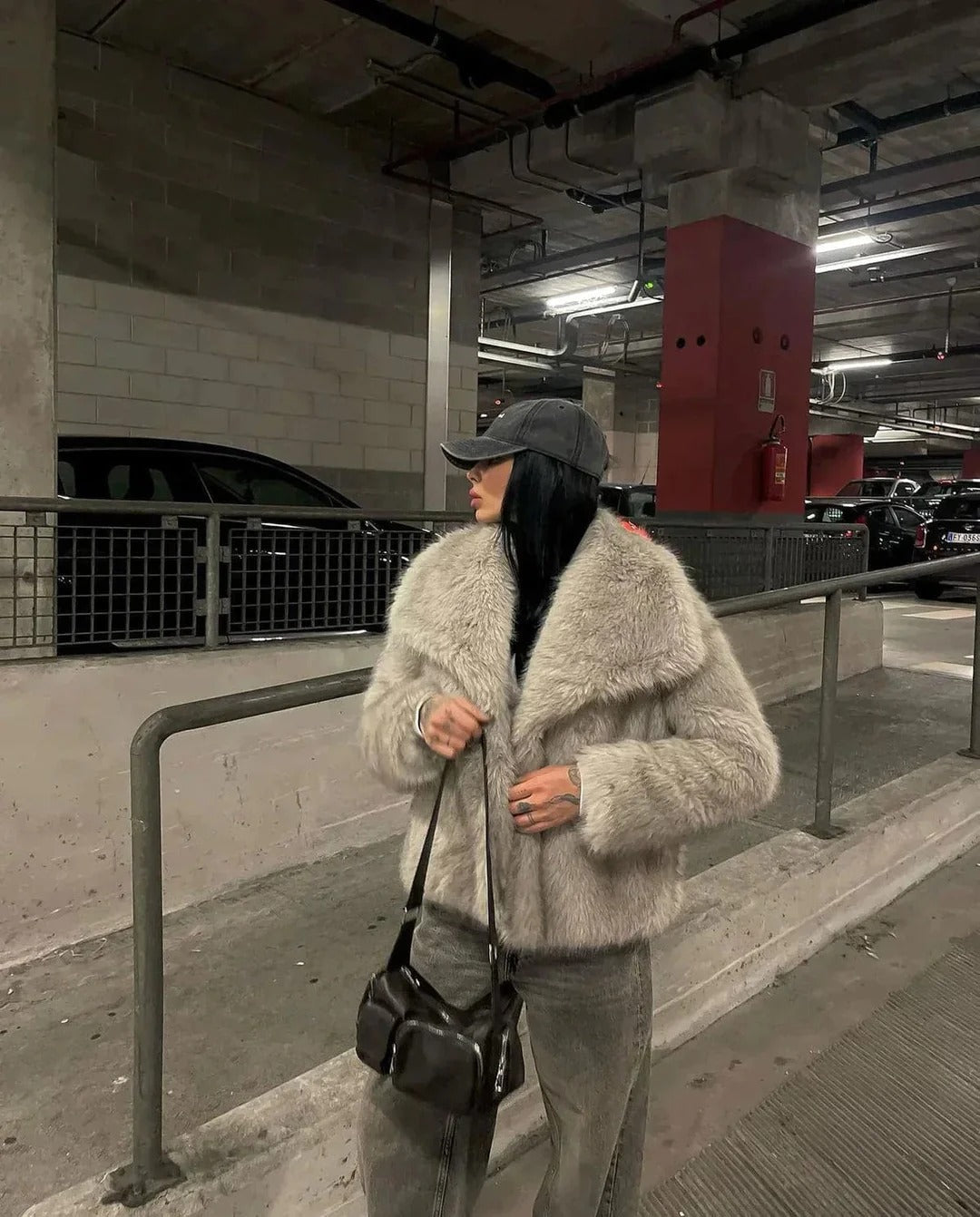 Katrina | Women's Oversized Fur Coat - Image 3
