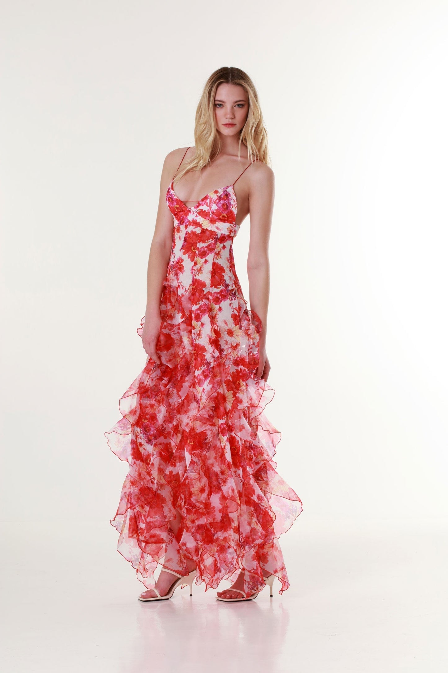 Charlene | Floral SILVANA Maxi Dress for Elegant Occasions - Image 3