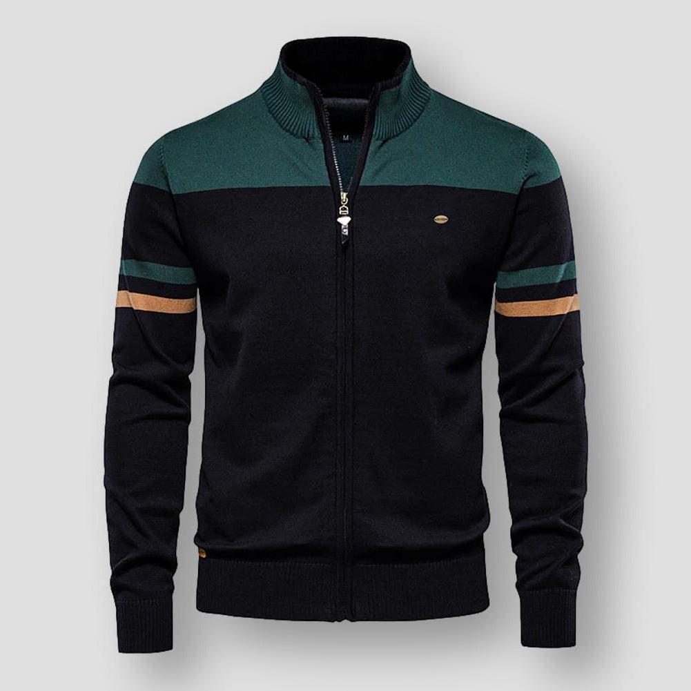 Irving | Men's Zip-Up Color Block Jacket - Image 4