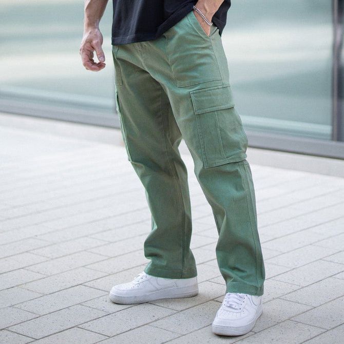 Laurence | Men's Cargo Pants - Loose Fit - Stylish Utility Design - Image 2