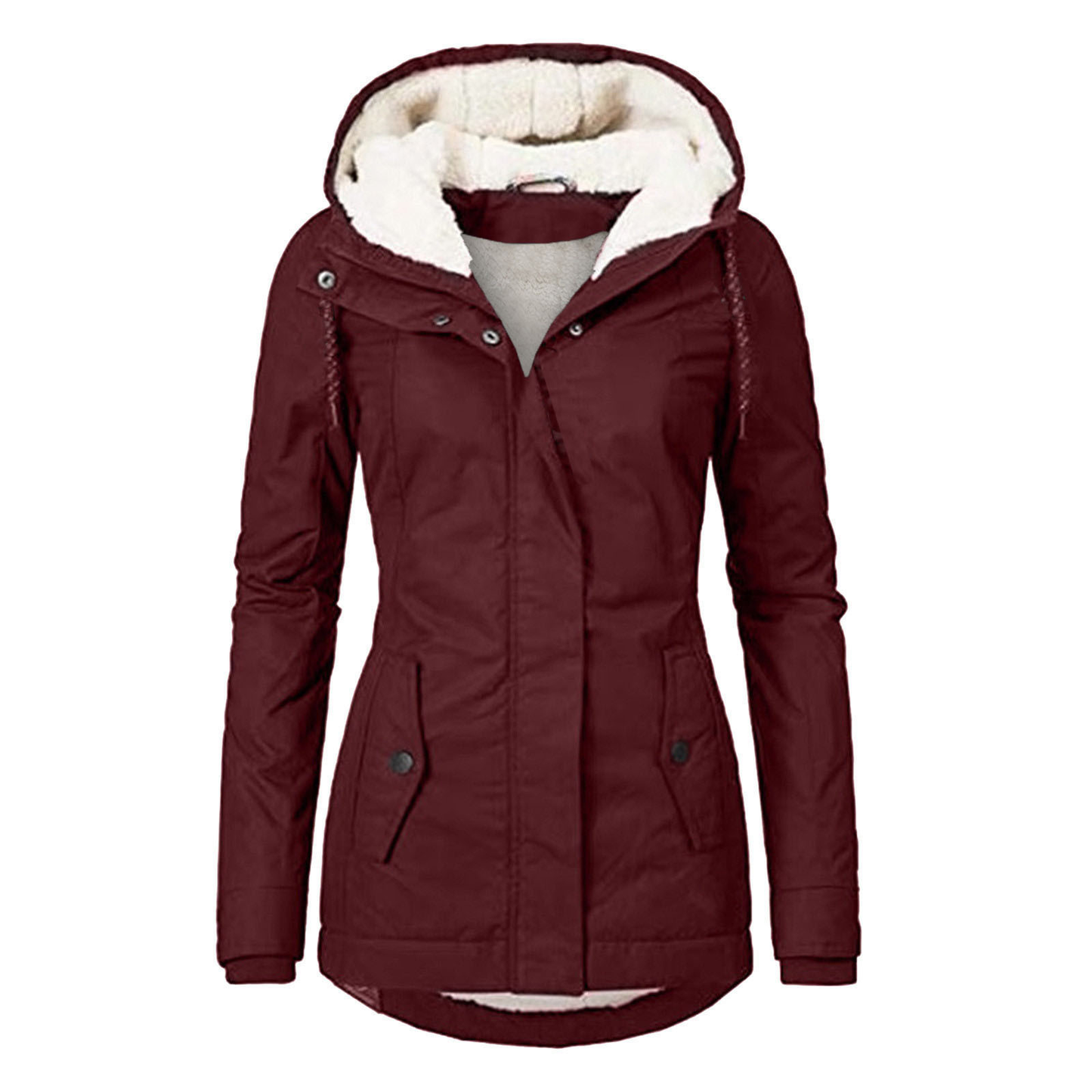Jessica | Women's Fleece Lined Hooded Jacket - Image 2