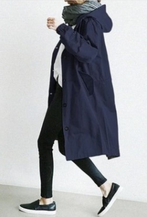Raegan | Women's Oversized Hooded Trench Coat - Image 6