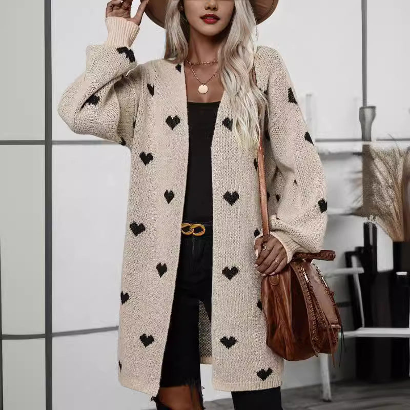 Crystal | Women's Oversized Long Cardigan - Image 4