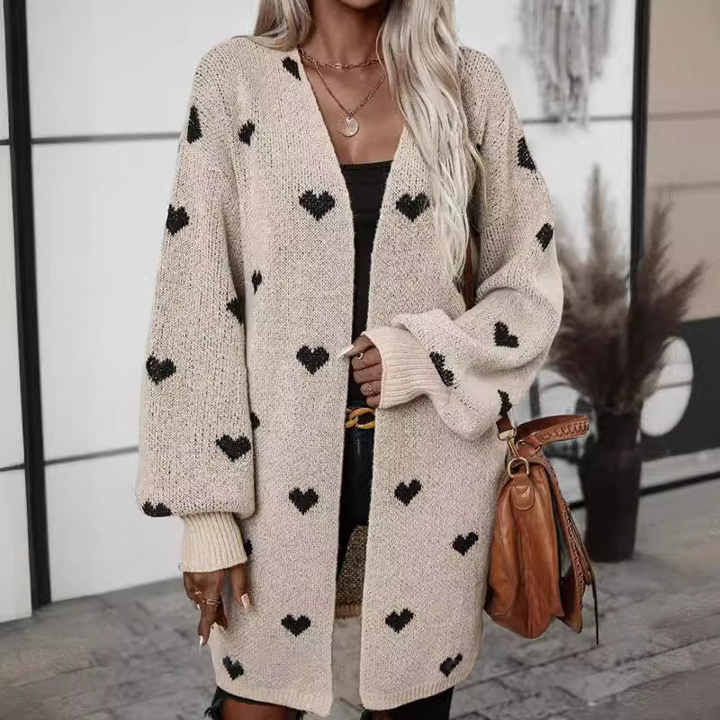 Crystal | Women's Oversized Long Cardigan - Image 3
