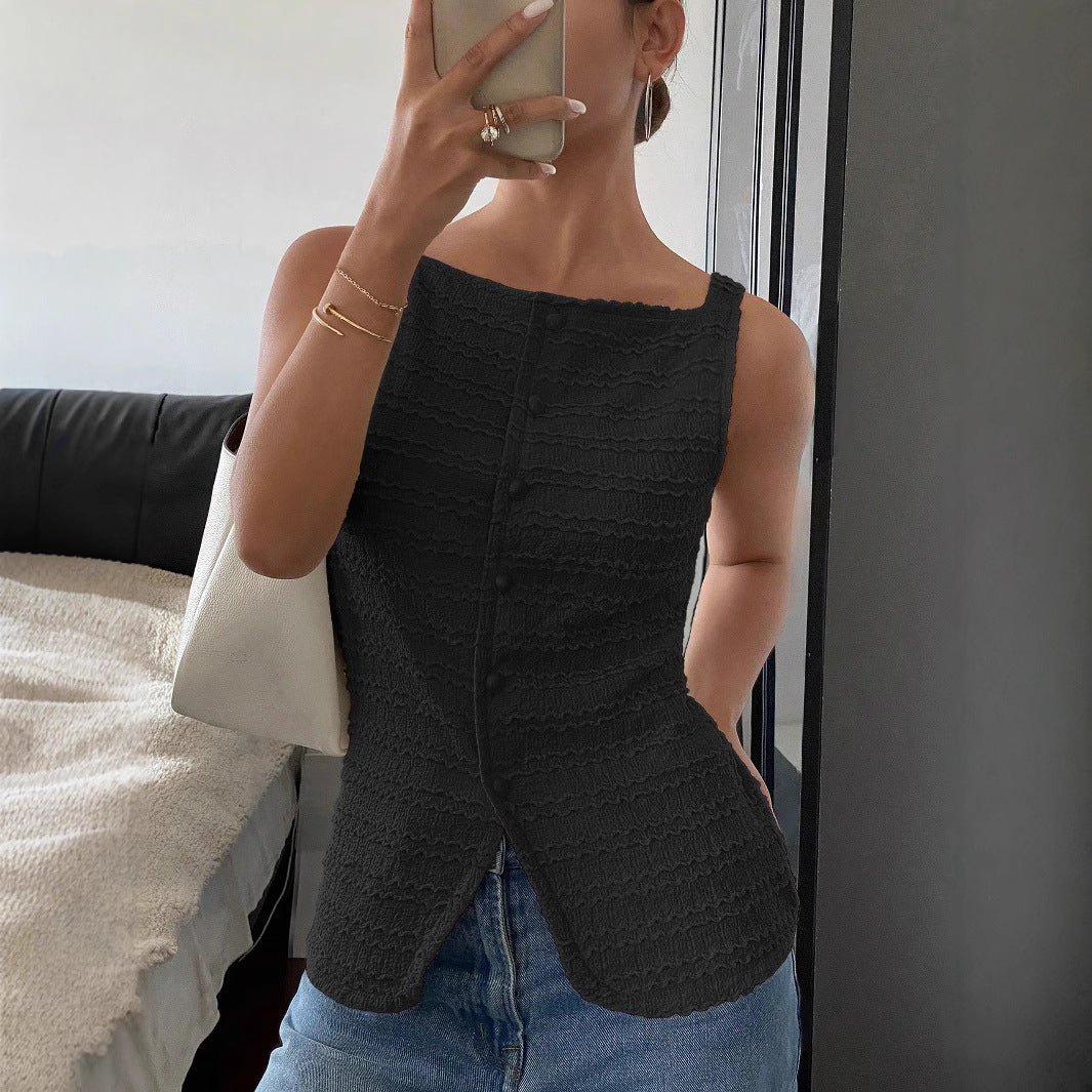Donna | Women's Square Neck Sleeveless Top - Image 3