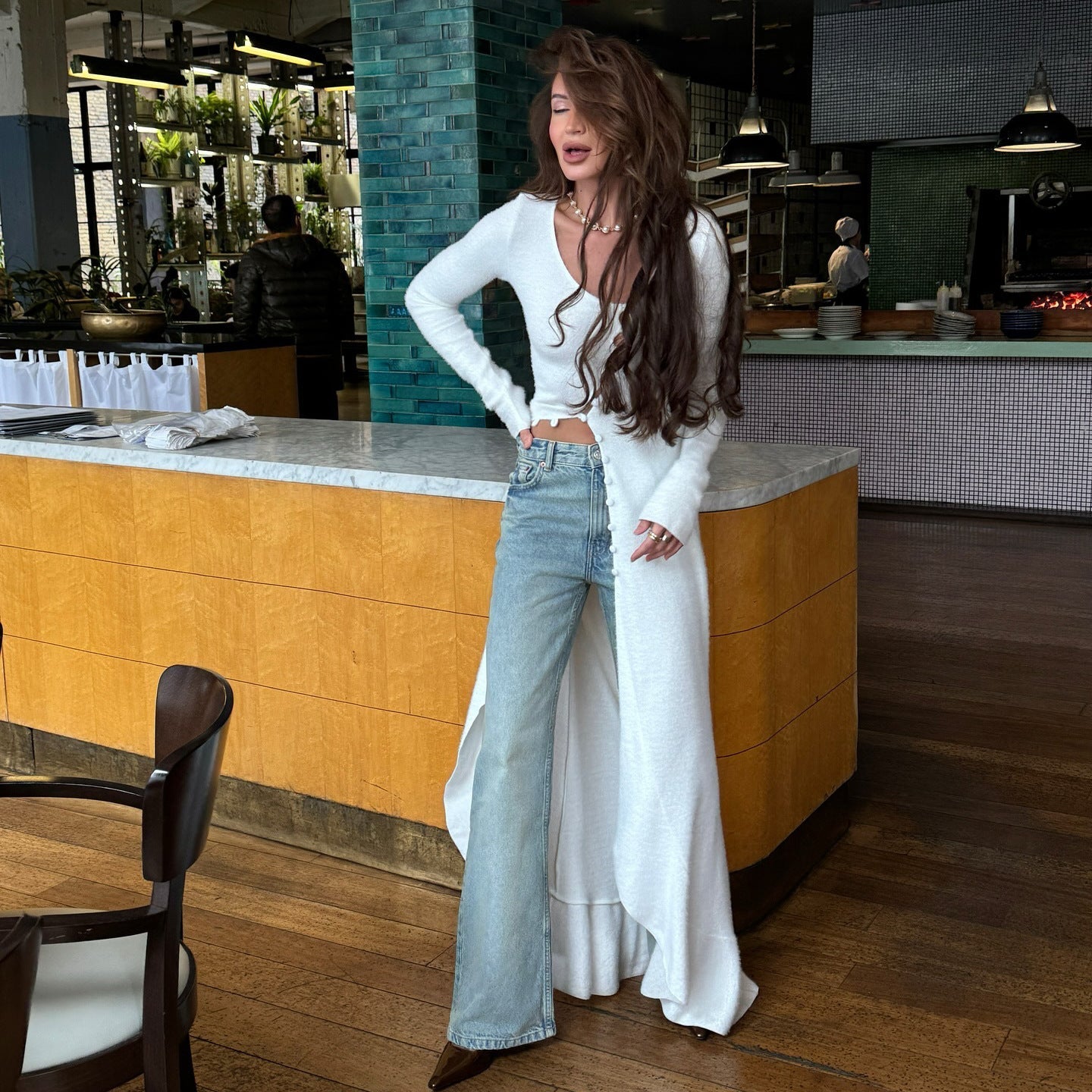 Gina | Women's Button-Down Sweater - Image 2